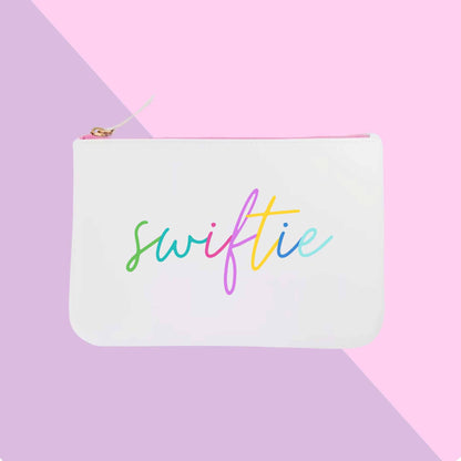 Swiftie Colorblock Script Pouch