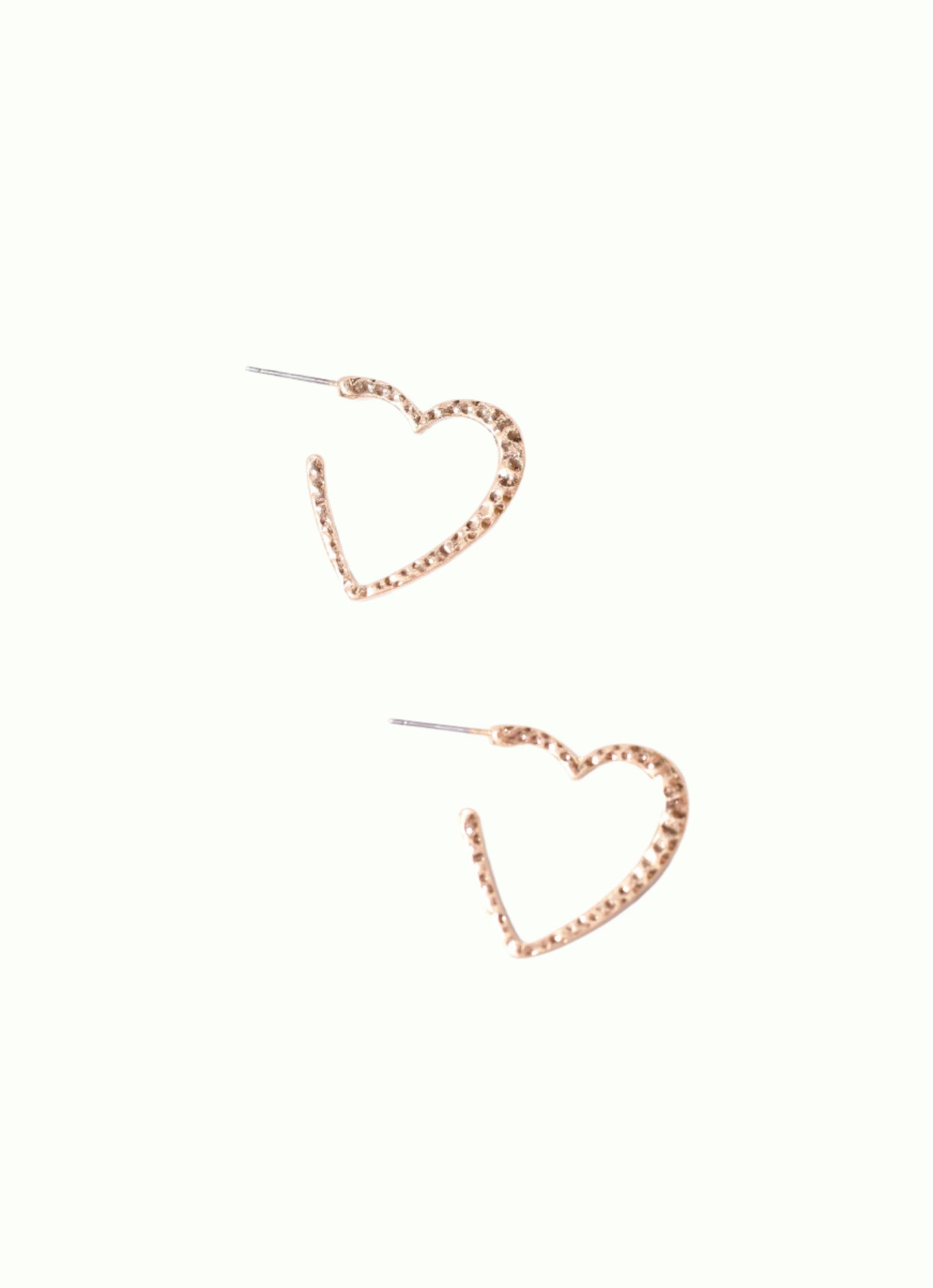 Espinosa Heart Hoop Earrings