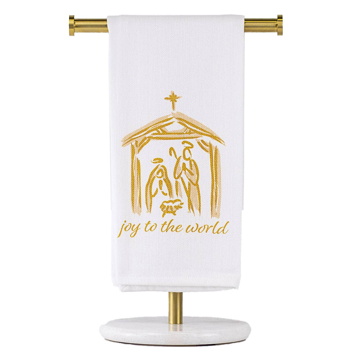 Joy to the World Nativity Hand Towel