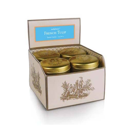 French Tulip Travel Tin Candle