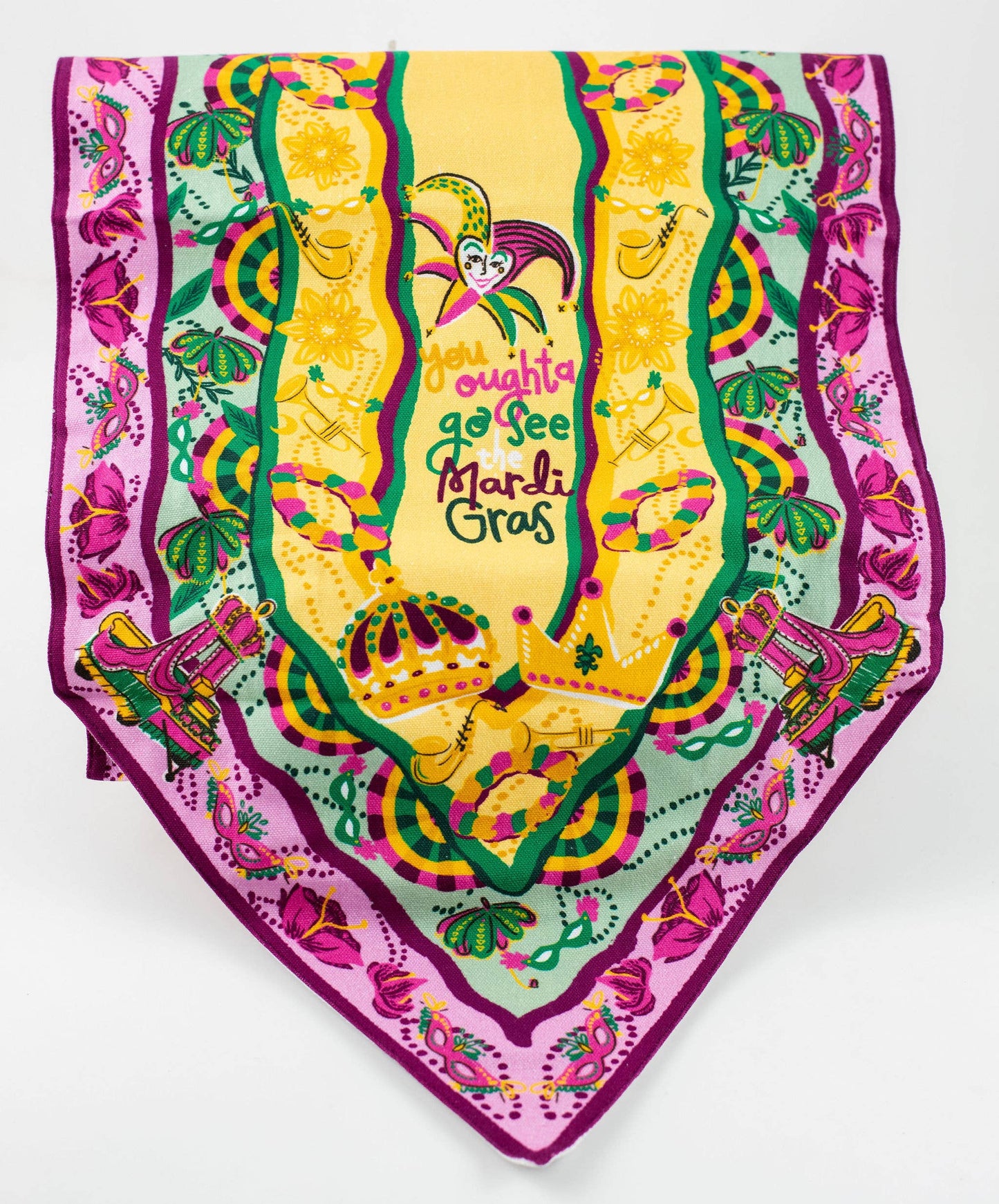 “You Oughta Go See the Mardi Gras” Table Runner