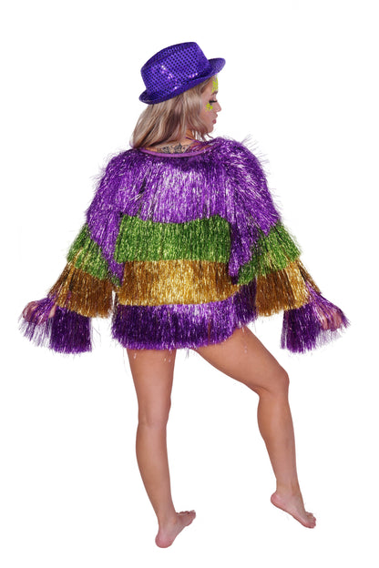 Mardi Gras Fringed Jacket