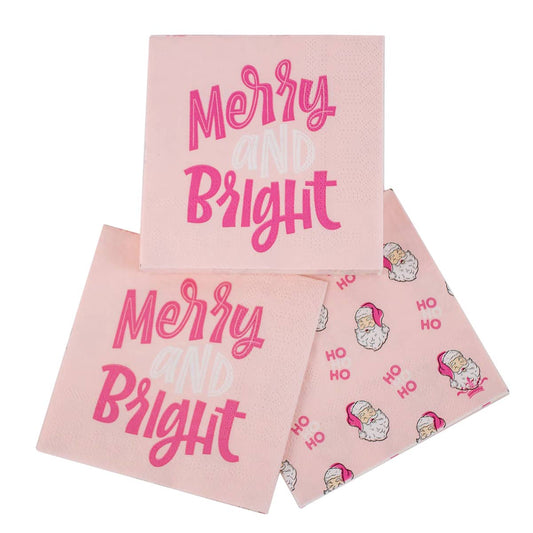 Merry and Bright Cocktail Napkins