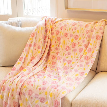 Tulip Fields Throw