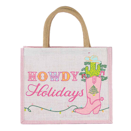 Howdy Holidays Gift Tote