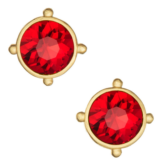 Crystal Round Studs **Pre-Order**