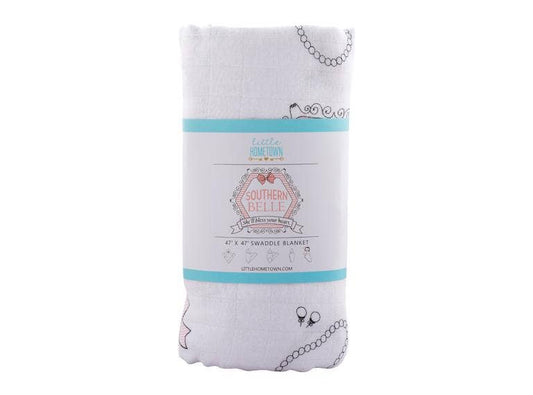 Southern Belle Swaddle Blanket