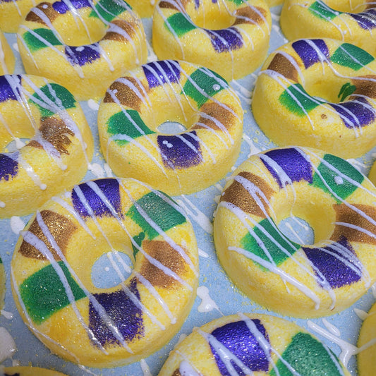 King Cake Bath Bombs