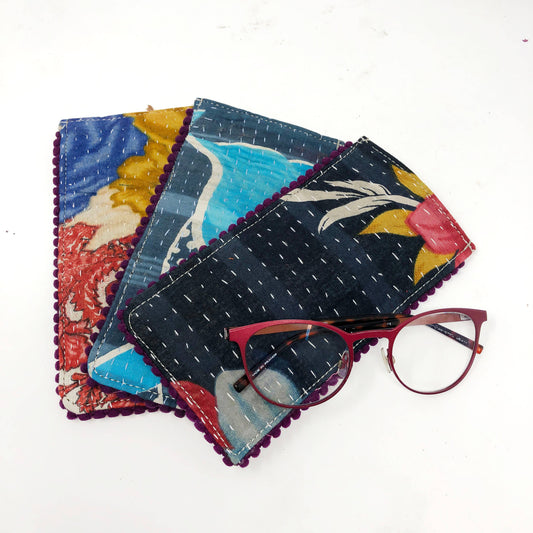 Kantha Eyeglass Case