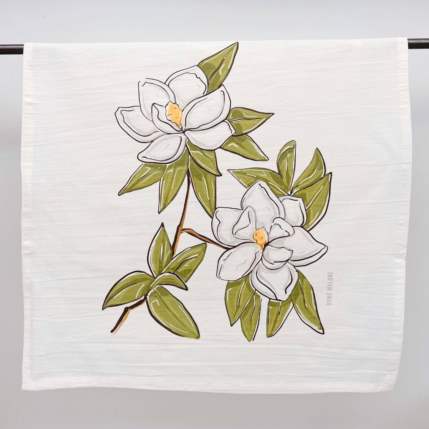 Magnolia Floral Dish Towel