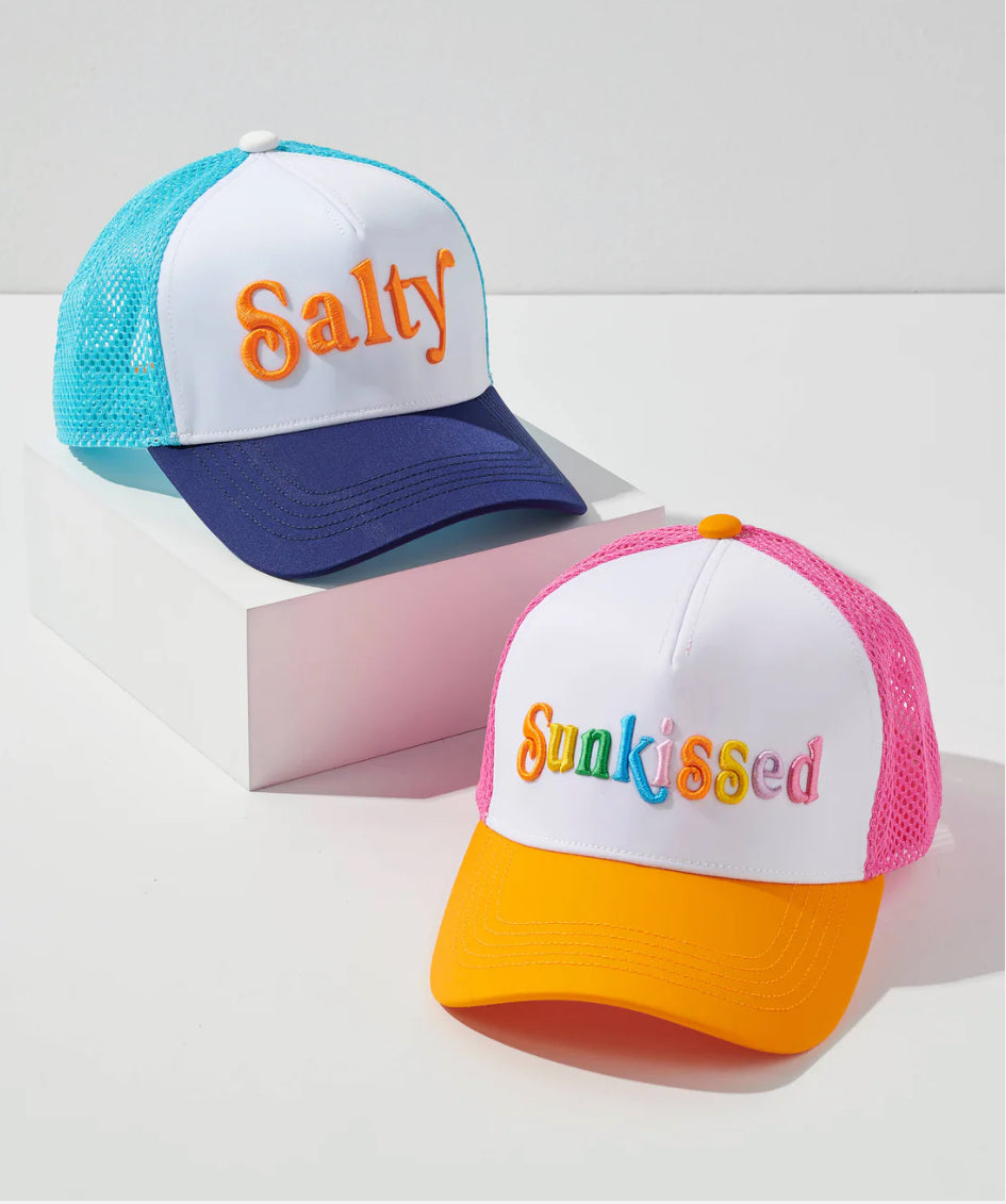 “Sunkissed” and “Salty” Trucker Hat