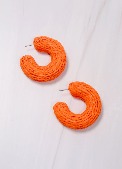 Moravian Wrapped Hoop Earring