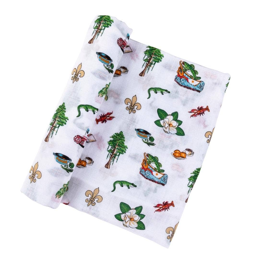 Unisex Louisiana Baby Swaddle Blanket