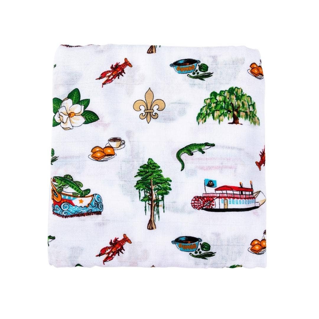 Unisex Louisiana Baby Swaddle Blanket