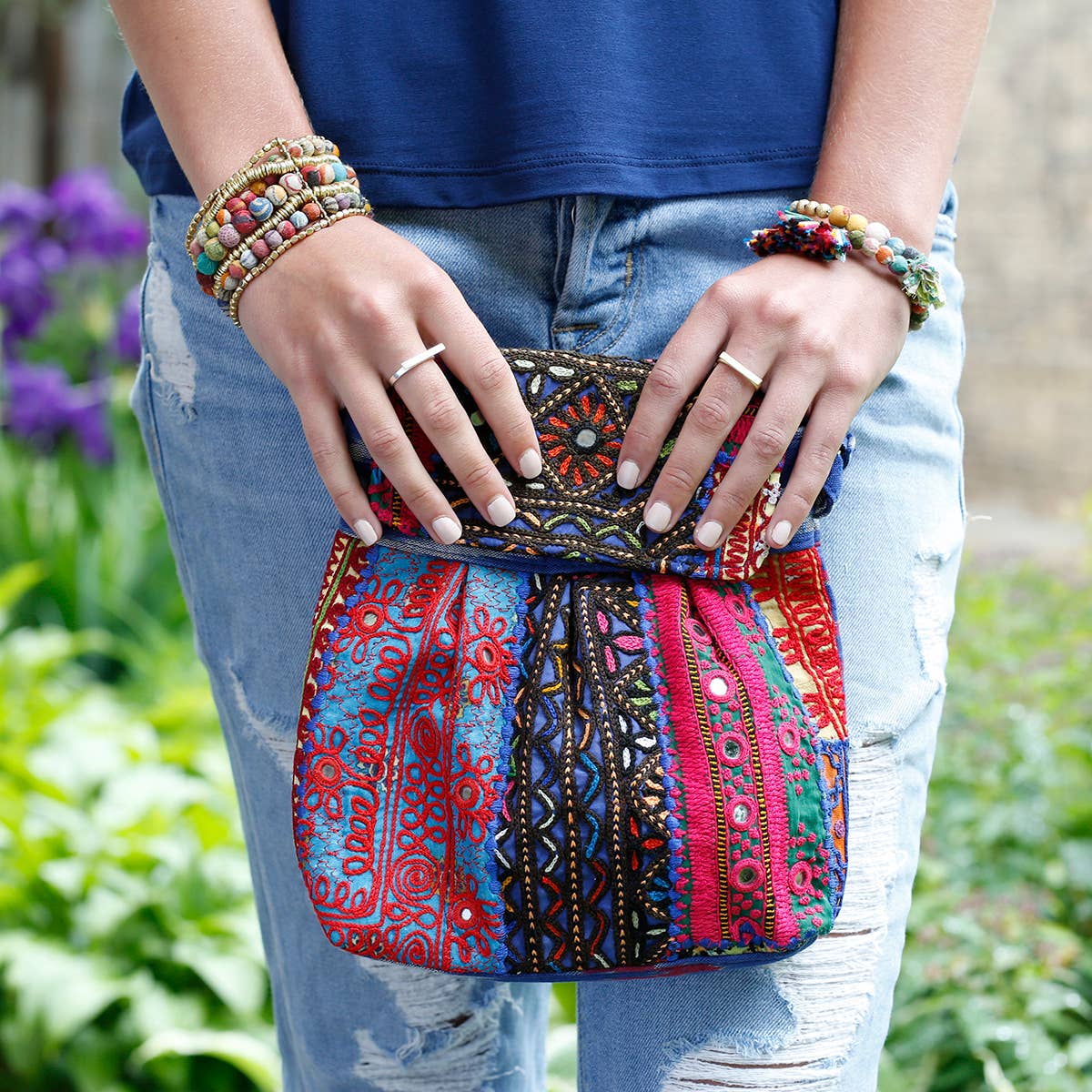 Kutch Ikat Crossbody