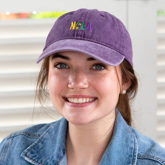 NOLA King Cake Adjustable Hat